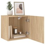 vidaXL Meubles TV muraux 2 Pièces chêne sonoma 40 5x30x40 cm