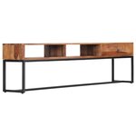 vidaXL Meuble TV 160x30x45 cm Bois de Sesham massif