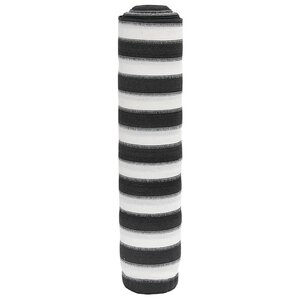 vidaXL Filet brise-vue anthracite et blanc 1 8x10 m PEHD 150 g/m²