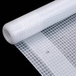 vidaXL Bâches Leno 2 Pièces 260 g/m² 1 5x10 m Blanc