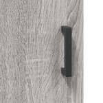 vidaXL Buffet Sonoma gris 34 5x34x90 cm Bois d'ingénierie