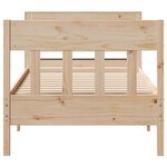 vidaXL Cadre de lit sans matelas 90x200 cm bois de pin massif