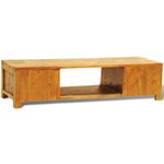 vidaXL Meuble TV avec 2 portes Bois de récupération Vintage