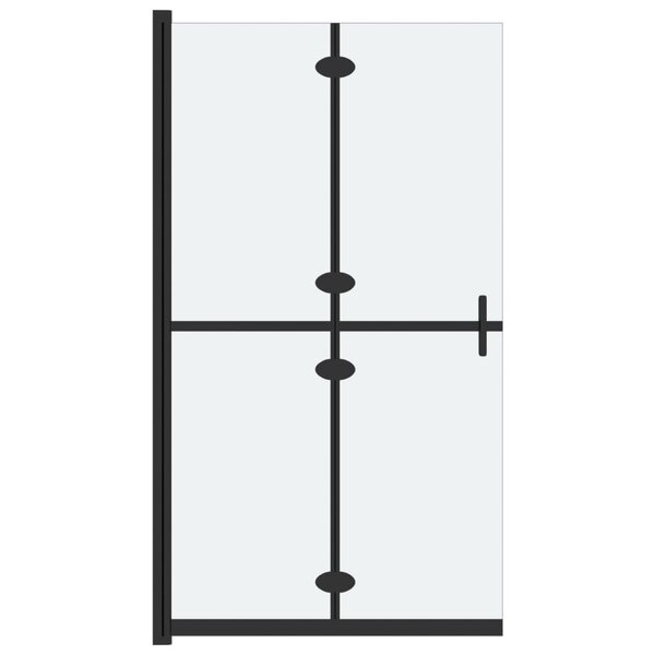 vidaXL Paroi de douche pliable Verre ESG dépoli 80x190 cm