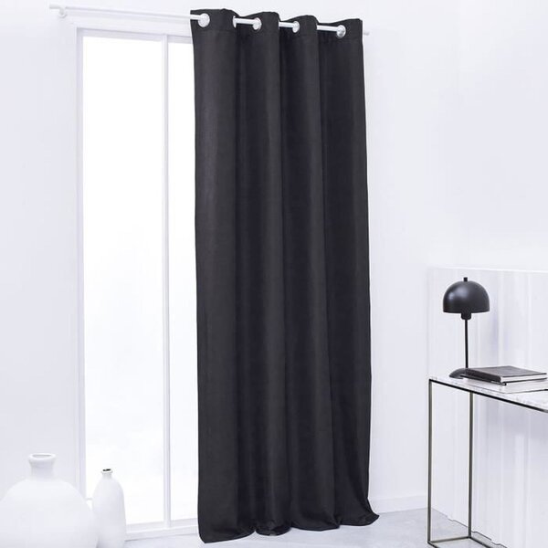 Rideau Isolant Thermique Uni - 140 x 240 cm - Fusain