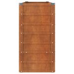 vidaXL Lit surélevé de jardin rouillé 160x40x77 cm acier corten