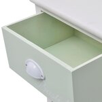 vidaXL Armoire de rangement en style français 4 tiroirs Bois