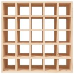 vidaXL Armoire à vin 56x25x56 cm Bois de pin massif