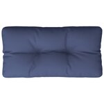 vidaXL Coussin de palette bleu marine 70x40x12 cm tissu oxford