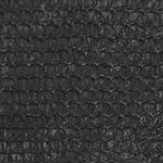 vidaXL Voile d'ombrage 160 g/m² Anthracite 2 5x5 m PEHD