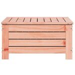 vidaXL Repose-pied de jardin avec coussin bois massif douglas
