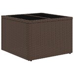 Set de canapé de jardin 8 pièces avec coussins gris en poly rotin