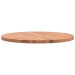 vidaXL Dessus de table Ø60x2 5 cm rond bois massif de hêtre