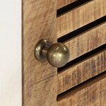 vidaXL Meuble TV 118x30x40 cm Bois de manguier massif