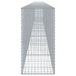 vidaXL Panier gabion avec couvercle 900x50x100 cm fer galvanisé