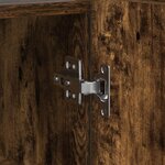 vidaXL Buffet Chêne Fumé Bois d'Ingénierie 116 x 30 x 75 cm
