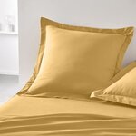 Taie d'oreiller - 63 x 63+5 cm uni - Ocre