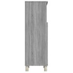 vidaXL Armoire de bain Sonoma gris 30x30x95 cm Bois d'ingénierie