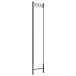 vidaXL Cloison de séparation 3 panneaux Blanc 120x220 cm Tissu