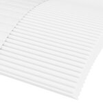 vidaXL Matelas en mousse blanc 160x210 cm dureté H2 H3