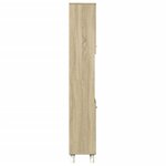 vidaXL Armoire de salle de bain chêne sonoma 30 5x30x179 cm