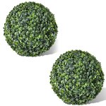 Vidaxl boule de buis artificielle 2 pièces 35 cm