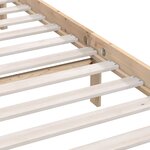 vidaXL Cadre de lit bois de pin massif 180x200 cm super king