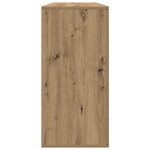 vidaXL Buffets 2 Pièces Chêne Artisan 79x38x80 cm Bois d'ingénierie