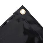 vidaXL Bâche de protection 650 g/m² 3x3 m Noir