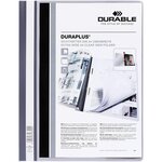 chemises à lamelles DURAPLUS, format A4, gris DURABLE
