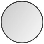 vidaXL Miroir mural Noir 60 cm