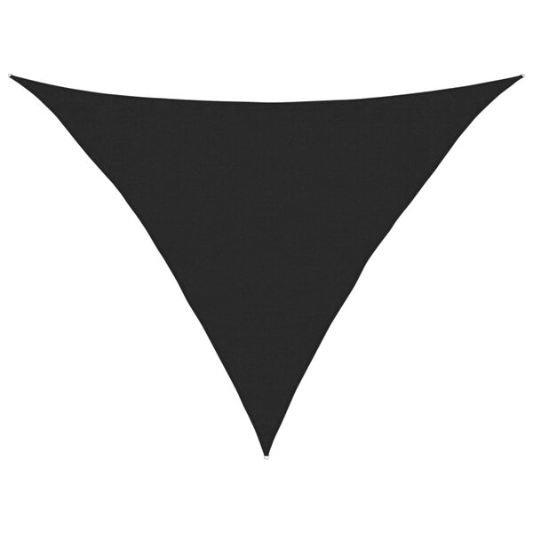 vidaXL Voile d'ombrage 160 g/m² Noir 3 5x3 5x4 9 m PEHD
