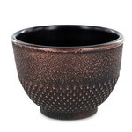 2 tasses en fonte noir et bronze - 0 15 L
