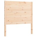 vidaXL Cadre de lit sans matelas 90x200 cm bois massif