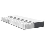 Matelas ressorts ensachés vidaXL Gris foncé Moyen 100x200x20 cm Tissu