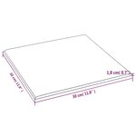 vidaXL Panneaux muraux 12 Pièces Crème 30x30 cm Tissu 1 08 m²