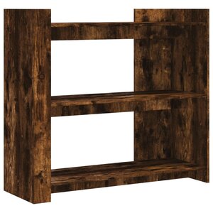 vidaXL Table console chêne fumé 100x35x90 cm bois d'ingénierie