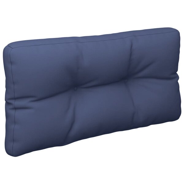 vidaXL Coussin de palette bleu marine 70x40x12 cm tissu oxford
