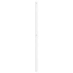 vidaXL Tête de lit métal blanc 193 cm