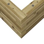 vidaXL Jardinière 70x40x23 cm bois de pin imprégné