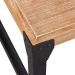 vidaXL Table basse bois d'acacia massif 100x60x45 cm