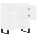 vidaXL Buffet Blanc 60x35x70 cm Bois d'ingénierie