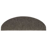 vidaXL Tapis d'escalier autocollants 10 Pièces anthracite 65x21x4 cm