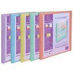 Classeur 2 Anneaux 15mm Polypropylène Kreacover Pastel - A4 - Couleurs Assorties - X 20 - Exacompta