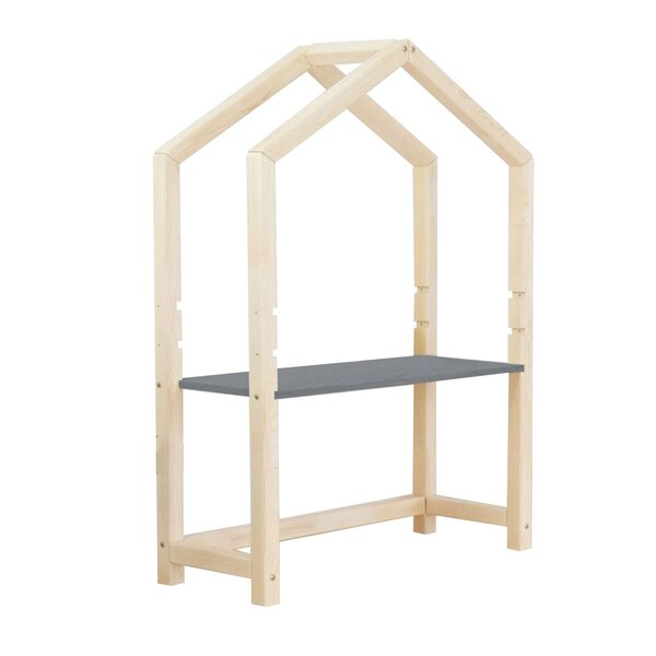 Bureau enfant cabane STOLLY verni et gris
