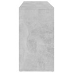 vidaXL Banc à chaussures Gris béton 103x30x54 5 cm Bois d’ingénierie