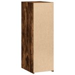 vidaXL Buffet chêne fumé 30x41x93 cm bois d'ingénierie