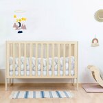 Lit bébé KIPPY 60 x 120 naturel et blanc