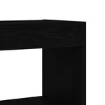 vidaXL Bibliothèque Chêne noir Bois d'ingénierie 100 x 30 x 198 cm