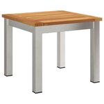 vidaXL Chaises de salle à manger 2 Pièces Gris 60x56x85 cm Bois massif d'acacia